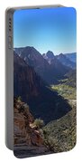 Breathtaking Zion Canyon View Portable Battery Charger