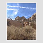 Desert Cliffs In Capitol Reef National Park Sticker