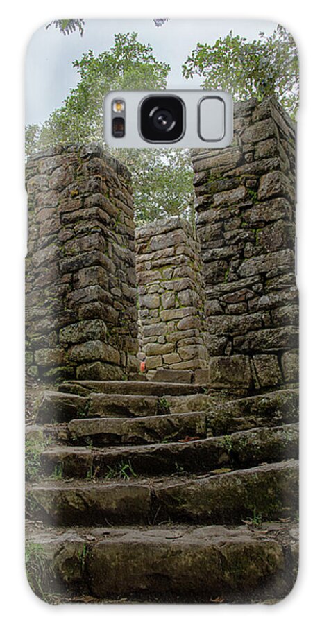 Ancient Stone Passageway Galaxy Case