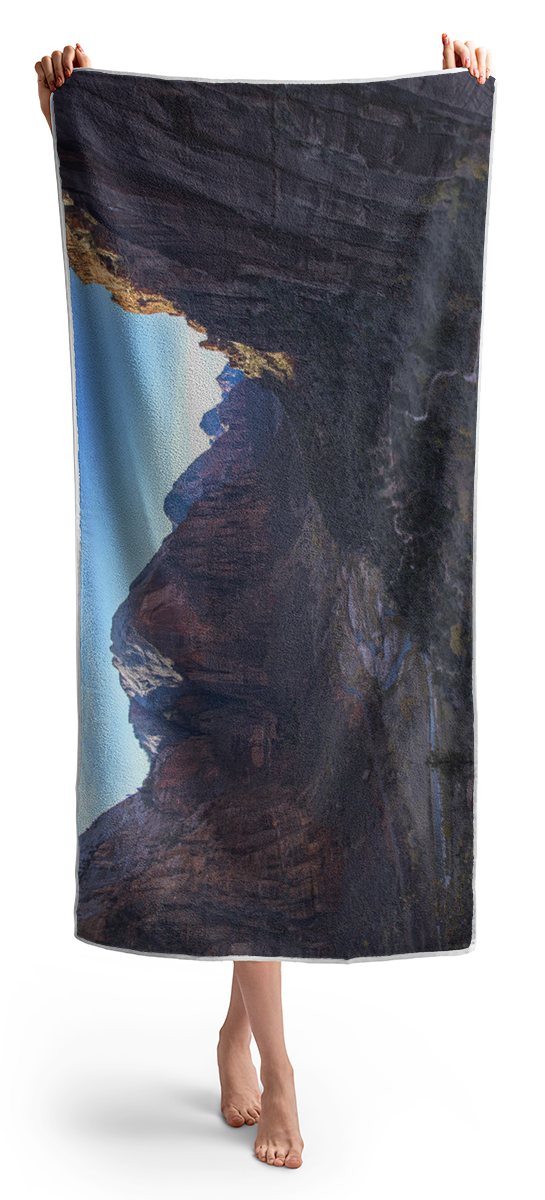 Breathtaking Valley Vista In Zion National Park Beach Towel