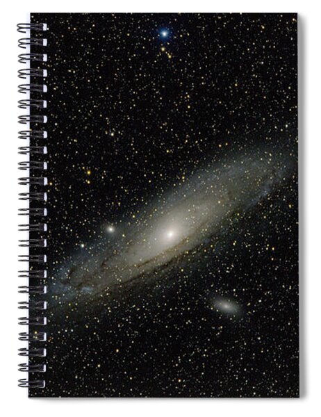 Vastness Of The Andromeda Galaxy Spiral Notebook