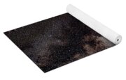 Starry Night Over Mountain Landscape Yoga Mat