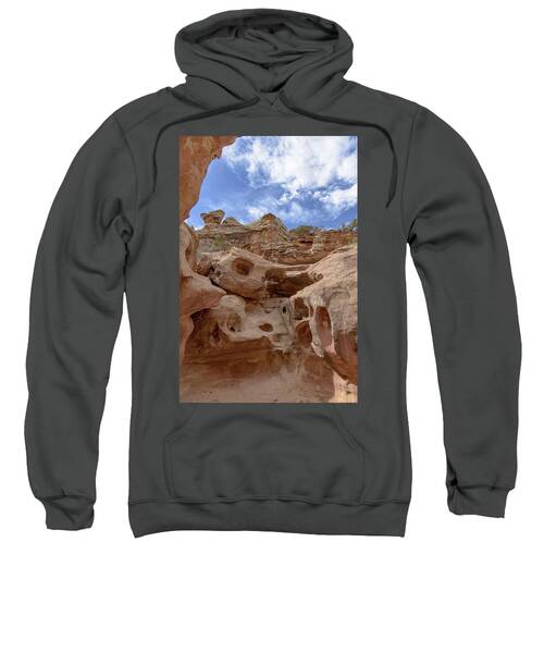 Majestic Rock Formations In Capitol Reef National Park Sweatshirt