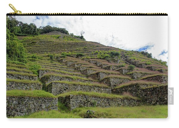 Ancient Terraces Amidst Greenery Zip Pouch