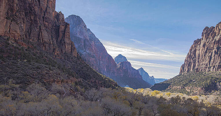 Mountain Wall Art featuring the photograph Majestic Zion National Park View by Brandon Wichmann