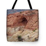 Natural Arch In Desert Landscape Tote Bag