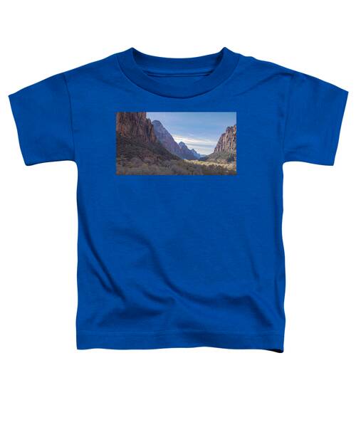 Majestic Zion National Park View Toddler T-Shirt