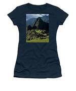 Majestic Ruins In A Mountain Valley Women's T-Shirt