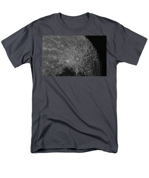 Lunar Surface Craters In Detail Men's T-Shirt  (Regular Fit)