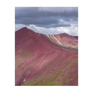 Vibrant Red Mountain Landscape by Brandon Wichmann