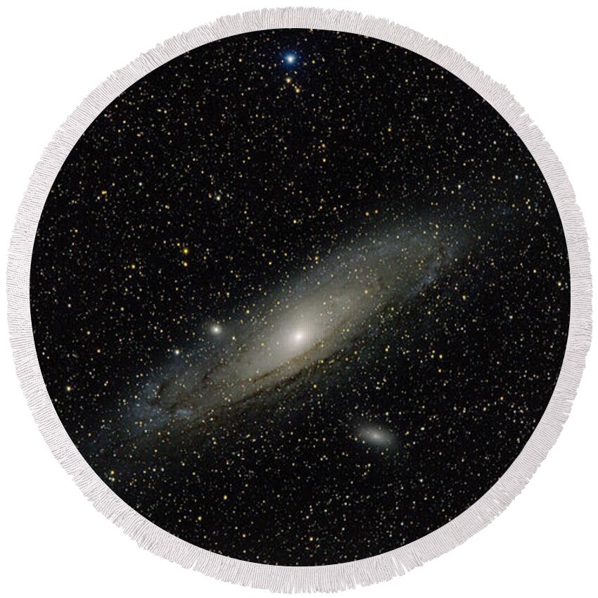 Space Art Round Beach Towels