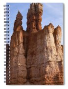 Majestic Rock Formations Under Blue Sky In Bryce Canyon National Park Spiral Notebook