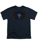 Pleiades Cluster In Cosmic Night Youth T-Shirt