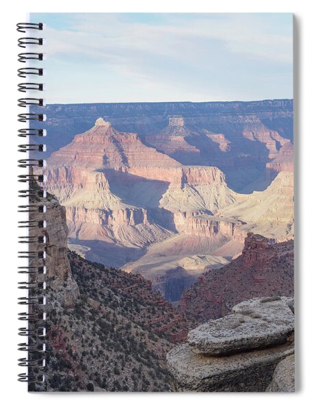 Majestic Grand Canyon Vista At Sunset Spiral Notebook