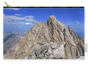Majestic Mountain Peak Under Clear Skies Zip Pouch