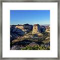 Majestic National Park Canyon Views Framed Print