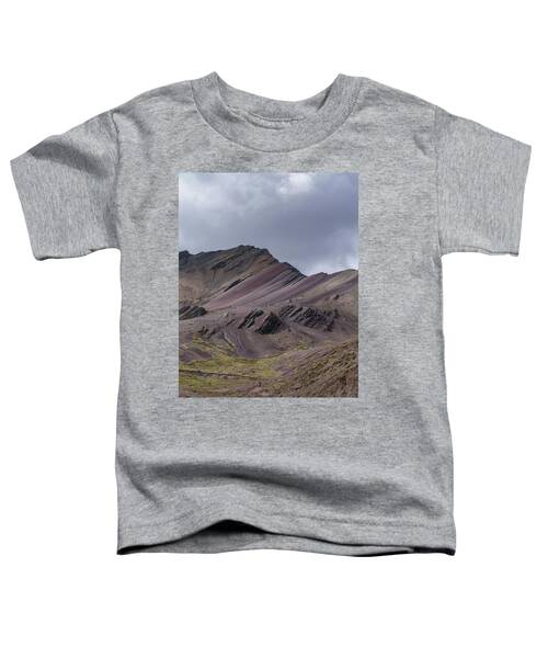 Majestic Andean Mountainscape With Colorful Striations Toddler T-Shirt