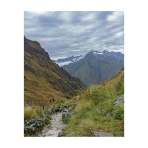 Trail Through Majestic Mountain Landscape to Dead Woman's Pass by Brandon Wichmann