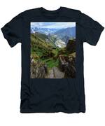 Mysterious Incan Ruins In The Mountains T-Shirt