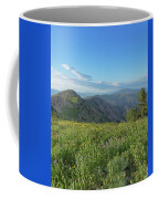 Mountain View with Wildflowers Coffee Mug