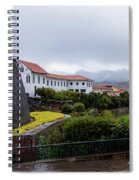 Street Scene with Colorful Mural Spiral Notebook