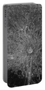 Lunar Surface Craters In Detail Portable Battery Charger