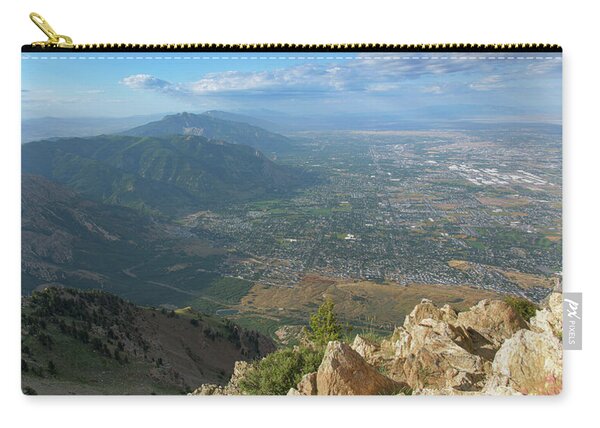 Expansive View From Ben Lomond Summit Zip Pouch