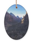 Breathtaking Valley Vista In Zion National Park Ornament