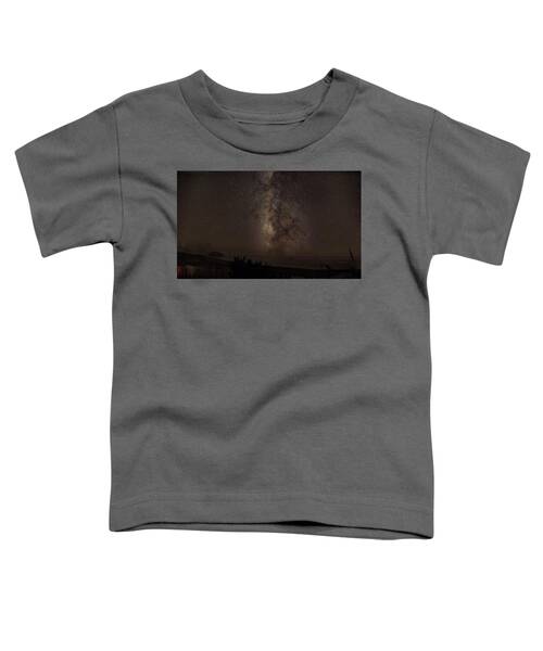 Milky Way Over Tranquil Shoreline Toddler T-Shirt