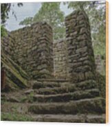 Ancient Stone Passageway Wood Print