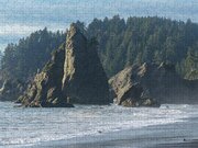 Dramatic Coastal Rock Formations Jigsaw Puzzle