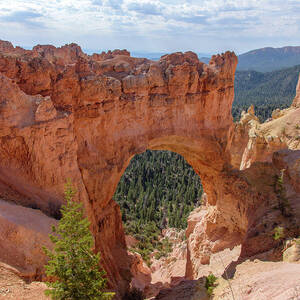Majestic Natural Rock Arch in Bryce Canyon National Park by Brandon Wichmann Majestic Natural Rock Arch in Bryce Canyon National Park by Brandon Wichmann