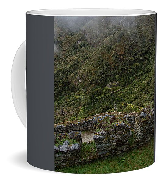 Misty Mountain Ruins Coffee Mug