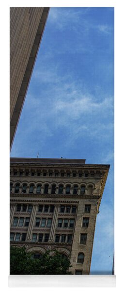 Skyscrapers Against Blue Sky Yoga Mat