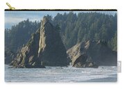 Dramatic Coastal Rock Formations Zip Pouch