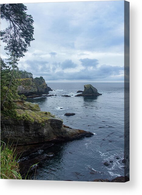 Rugged Coastal Landscape with Cliffs Acrylic Print