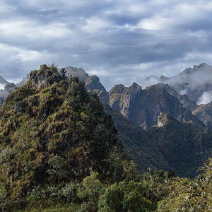 Misty Andes Mountain Range Landscape by Brandon Wichmann Misty Andes Mountain Range Landscape by Brandon Wichmann
