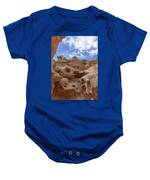 Majestic Rock Formations In Capitol Reef National Park Baby One-Piece