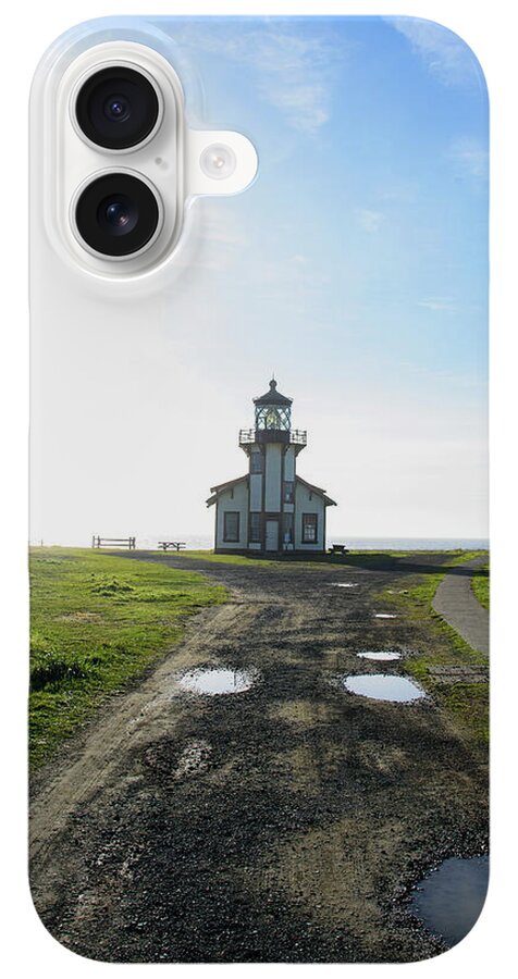 Lighthouse Under A Bright Sky iPhone Case