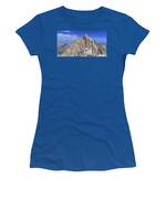 Majestic Mountain Peak Under Clear Skies Women's T-Shirt