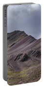 Majestic Andean Mountainscape With Colorful Striations Portable Battery Charger