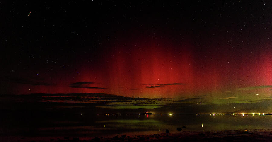 Mesmerizing Northern Lights Display Photograph - Mesmerizing Northern Lights Display by Brandon Wichmann