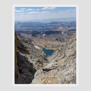 Breathtaking Middle Teton Mountain View Sticker