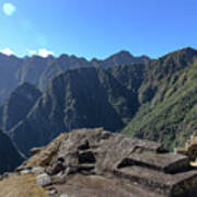 Majestic Mountain Views At Machu Picchu Poster