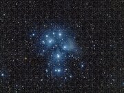 Pleiades Cluster in Cosmic Night Jigsaw Puzzle by Brandon Wichmann