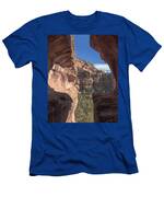 Canyon View Framed By Rocky Cliffs T-Shirt