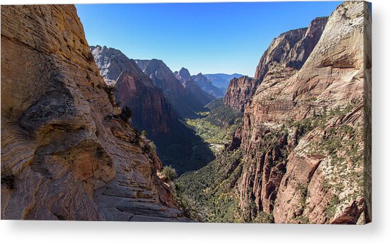 Breathtaking Zion Canyon View Acrylic Print
