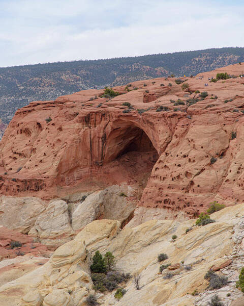 Natural Arch In Desert Landscape Art Print