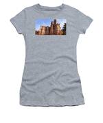 Majestic Rock Formations Under Blue Sky In Bryce Canyon National Park Women's T-Shirt