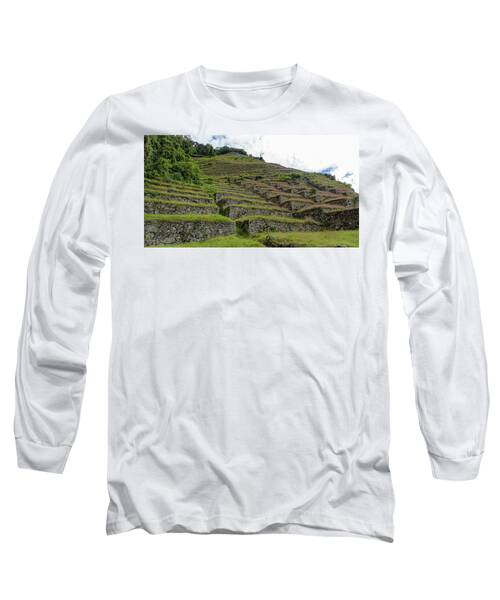 Ancient Terraces Amidst Greenery Long Sleeve T-Shirt